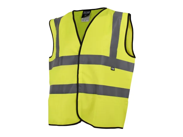 Scan Hi-Vis Waistcoat Yellow - XXL (52in)