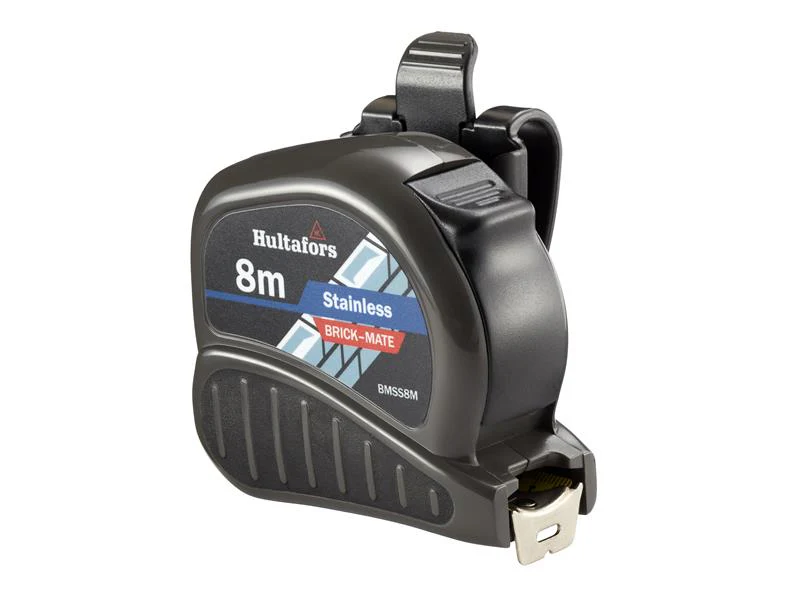 Hultafors BMSS8M Brick-Mate Stainless Steel Pocket Tape 8m (Metric only) - Image 2