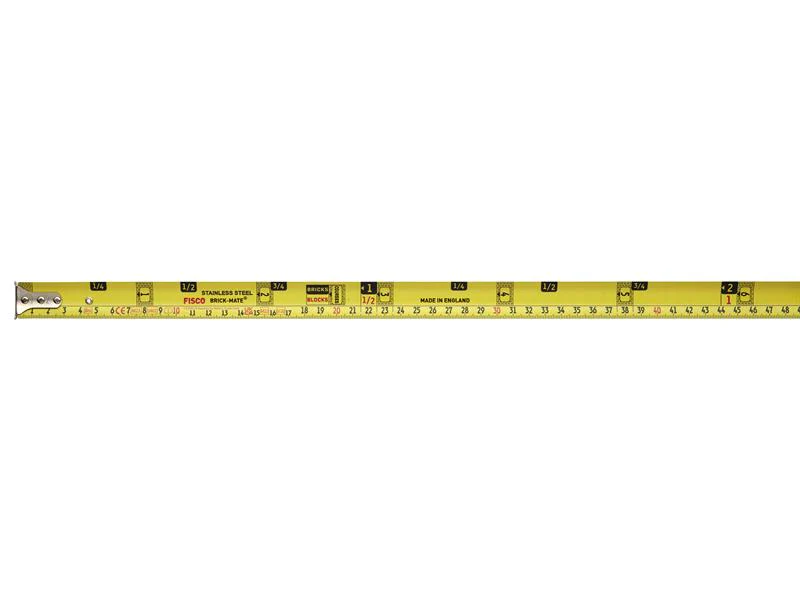 Hultafors BMSS8M Brick-Mate Stainless Steel Pocket Tape 8m (Metric only) - Image 4