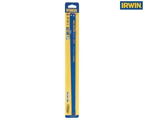 Irwin Bi-Metal Hacksaw Blades 300mm (12in) 18 TPI (Pack 2) - Image 4