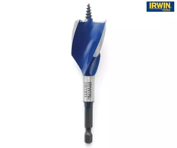 Irwin Blue Groove 6X Stubby Wood Bit 28 x 100mm - Image 3