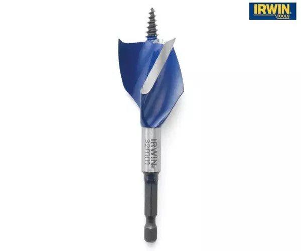 Irwin Blue Groove 6X Stubby Wood Bit 32 x 100mm - Image 3