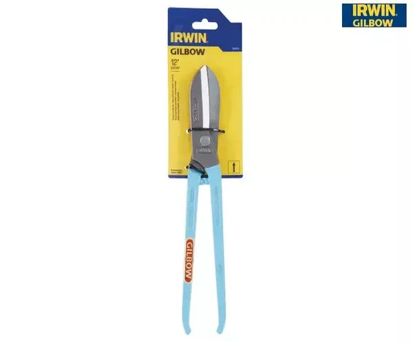 IRWIN Gilbow G245 Straight Tin Snips 300mm (12in) - Image 4