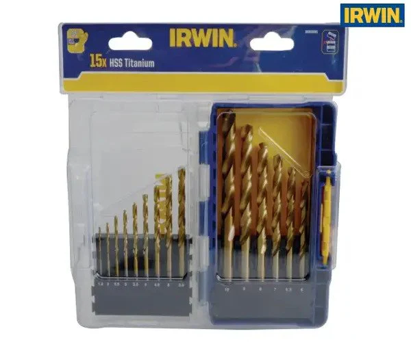 Irwin HSS Titanium Metal Drill Bit Set, 15 Piece - Image 3