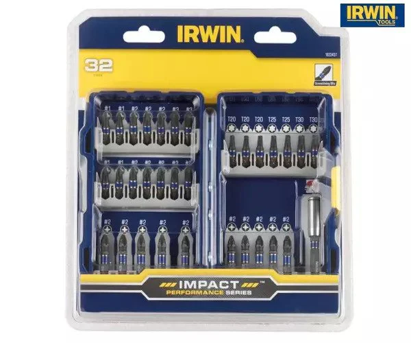 Irwin Impact Screwdriver Bit Set, 32 Piece - Image 2