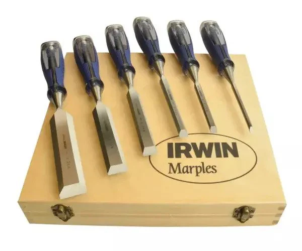 Irwin M750 Splitproof Pro Bevel Edge Chisel Set, 6 Piece