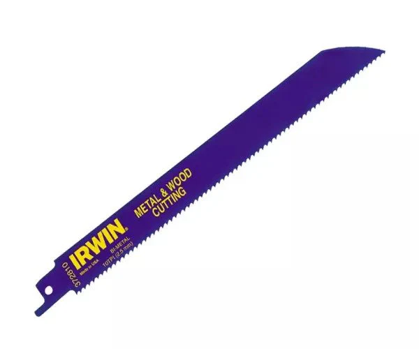 Irwin Sabre Saw Blade 810R 200mm Metal & Wood Pack of 25
