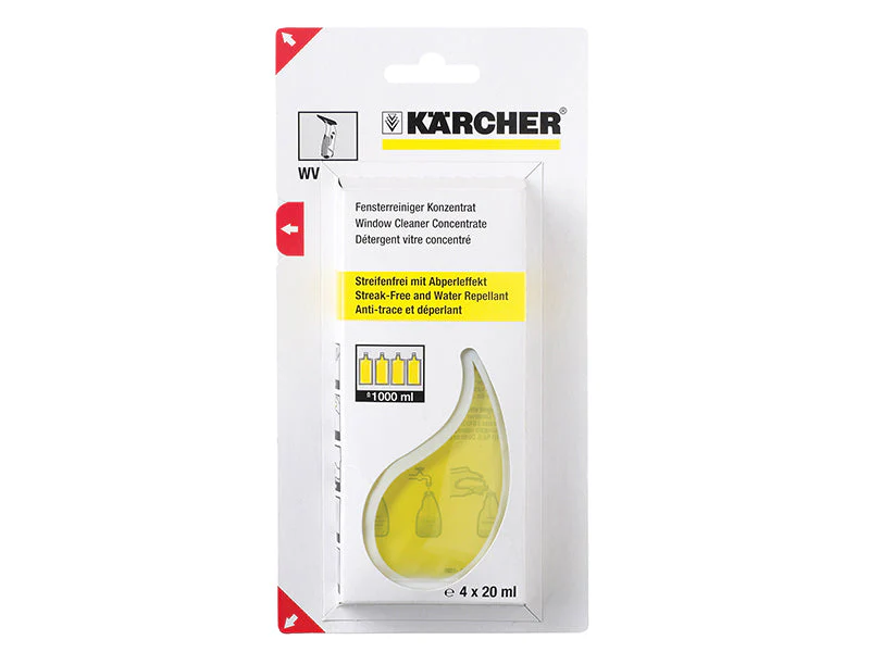 Karcher  Glass Cleaning Sachets (4x20ml)