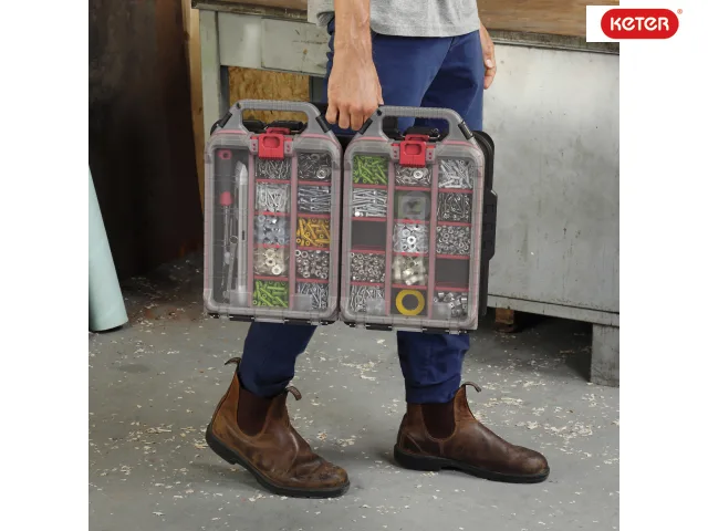 Keter Stack N Roll Half Footprint Organiser - Image 7