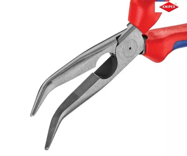 Knipex Bent Snipe Nose Side Cutting Pliers Multi-Component Grip 200mm (8in) - Image 7