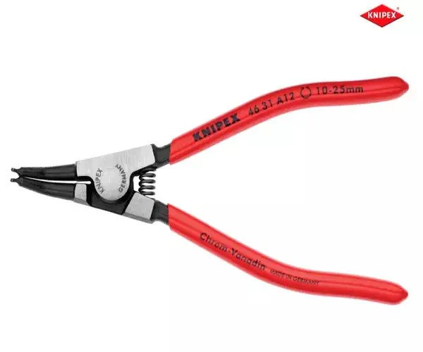 Knipex Circlip Pliers External 45° Bent Tip 10-25mm A12 - Image 3