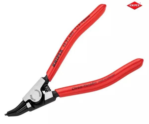 Knipex Circlip Pliers External 45° Bent Tip 3-10mm A02