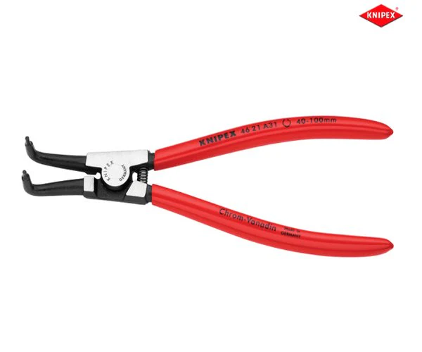 Knipex Circlip Pliers External 90° Bent Tip 40 - 100mm A31 - Image 3