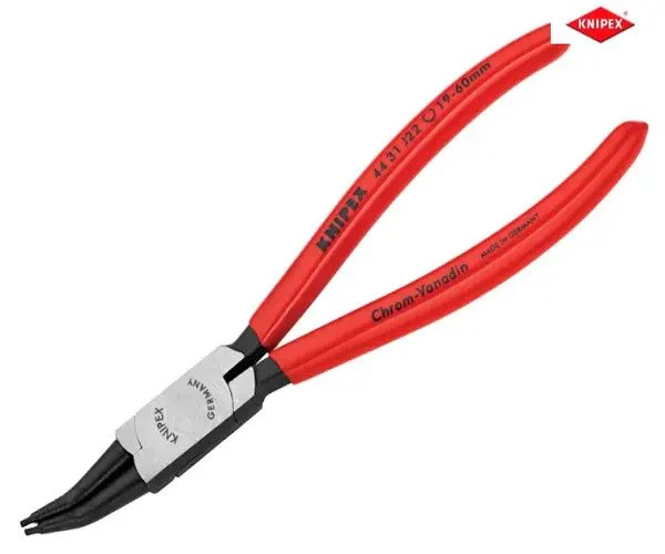 Knipex Circlip Pliers Internal 45° Bent Tip 19-60mm J22