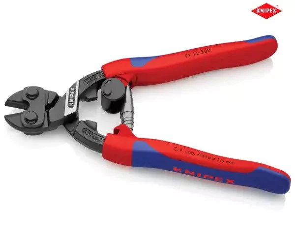 Knipex CoBolt® Bolt Cutters Multi-Component Grip with Return Spring 200mm (8in) - Image 2