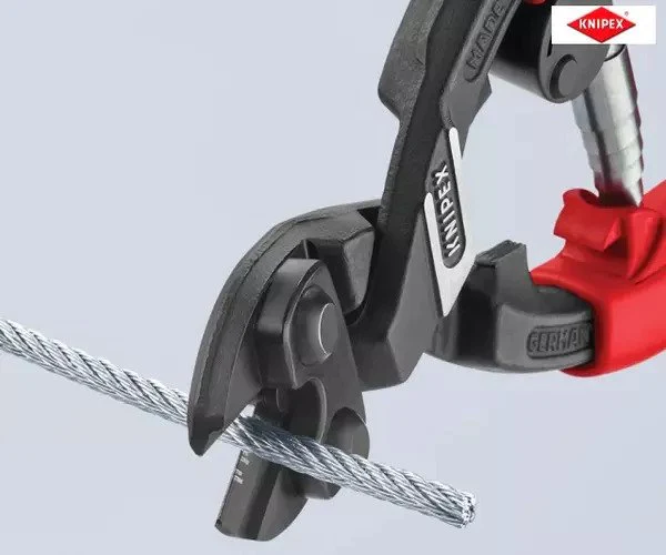 Knipex CoBolt® Compact Bolt Cutters 20° Head Multi-Component Grip 200mm - Image 13