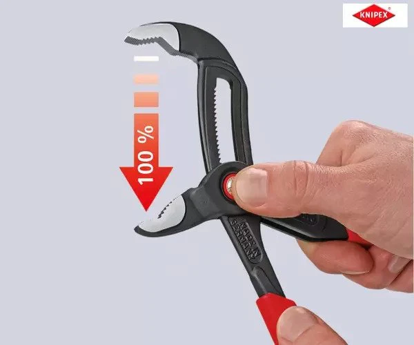 Knipex Cobra® Quickset Water Pump Pliers Multi-Component 250mm - Image 2