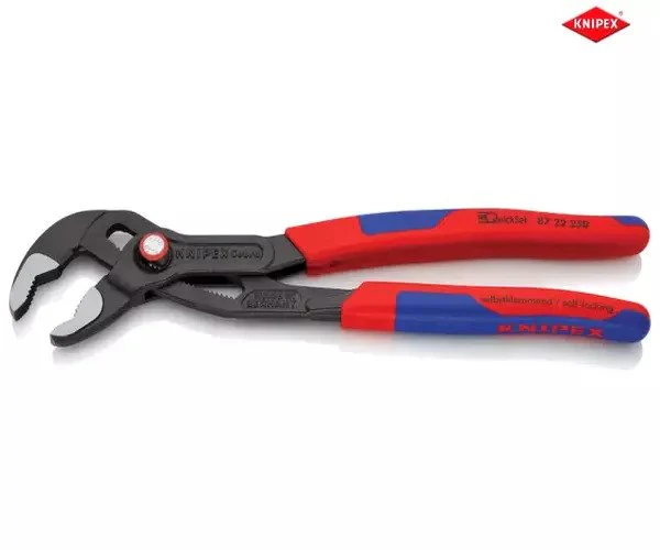 Knipex Cobra® Quickset Water Pump Pliers Multi-Component 250mm - Image 4