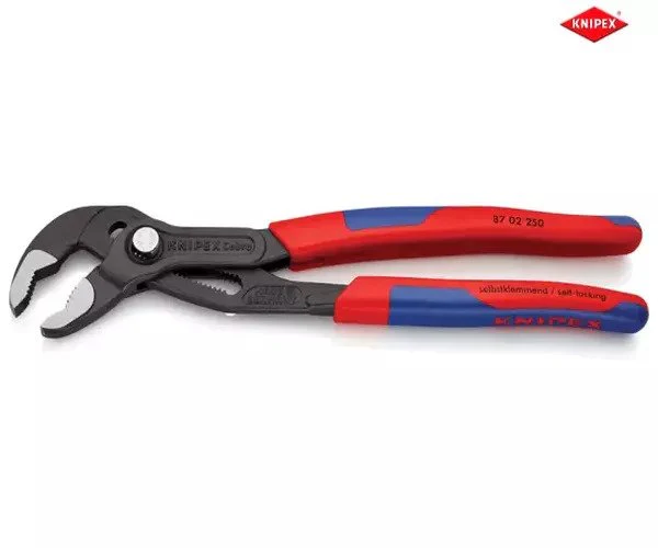 Knipex Cobra® Water Pump Pliers Multi-Component Grip 250mm - Image 2