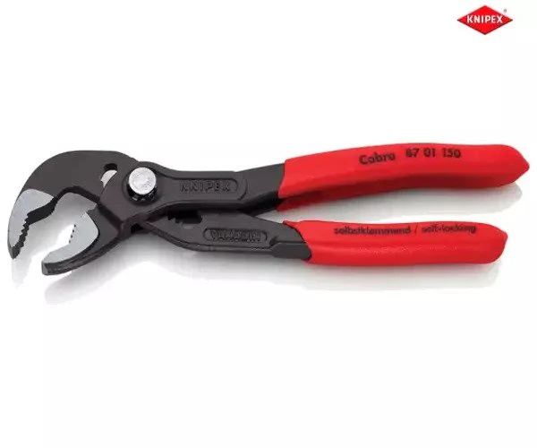 Knipex Cobra® Water Pump Pliers PVC Grip 150mm - Image 4
