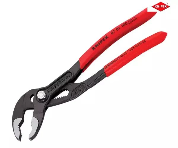 Knipex Cobra® Water Pump Pliers PVC Grip 180mm - Image 2