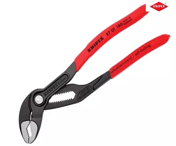 Knipex Cobra® Water Pump Pliers PVC Grip 180mm - Image 3