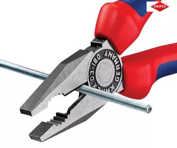 Knipex Combination Pliers Multi-Component Grip 180mm - Image 7