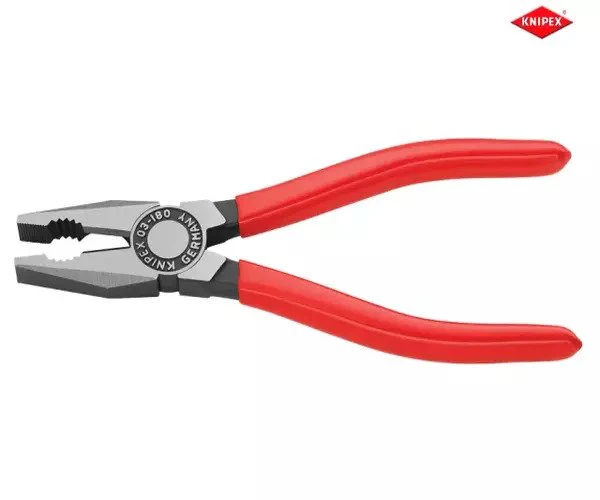 Knipex Combination Pliers PVC Grip 180mm - Image 5