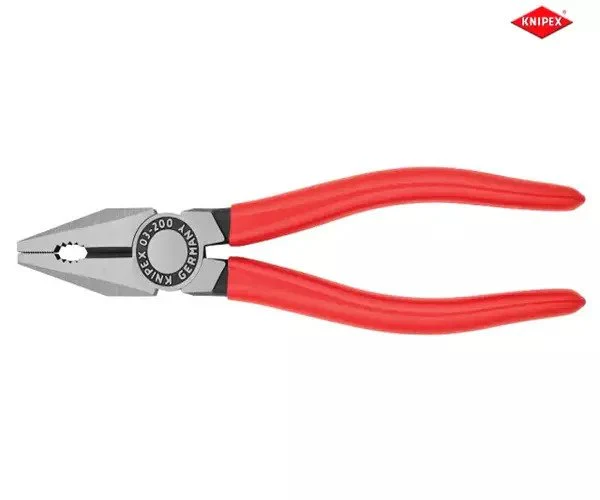 Knipex Combination Pliers PVC Grip 200mm - Image 3