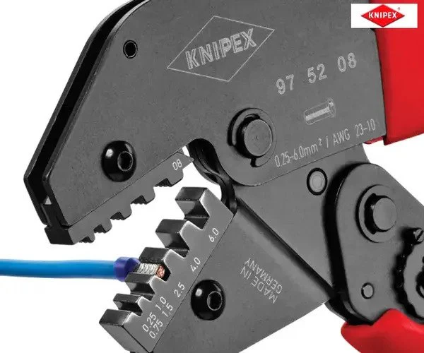 Knipex Crimping Lever Pliers For Cable Links or Ferrules 250mm - Image 7