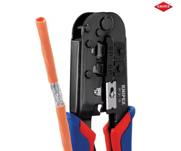 Knipex Crimping Pliers for RJ11/12 RJ45 Western Plugs - Image 5