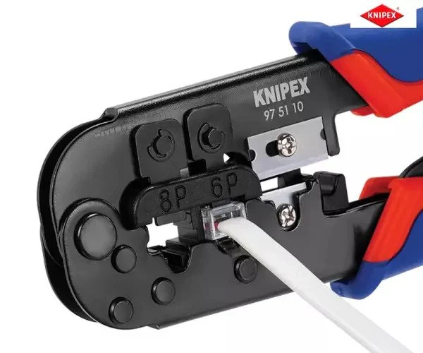 Knipex Crimping Pliers for RJ11/12 RJ45 Western Plugs - Image 6