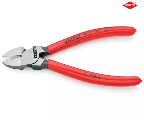 Knipex Diagonal Cutters for Plastics PVC Grip 160mm - Image 3