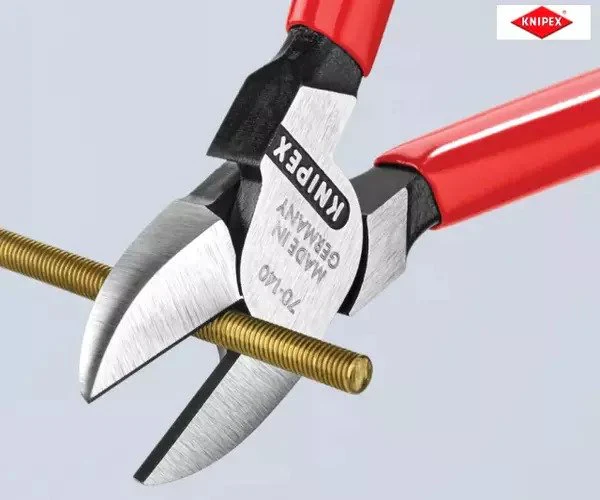 Knipex Diagonal Cutters PVC Grip 140mm - Image 4