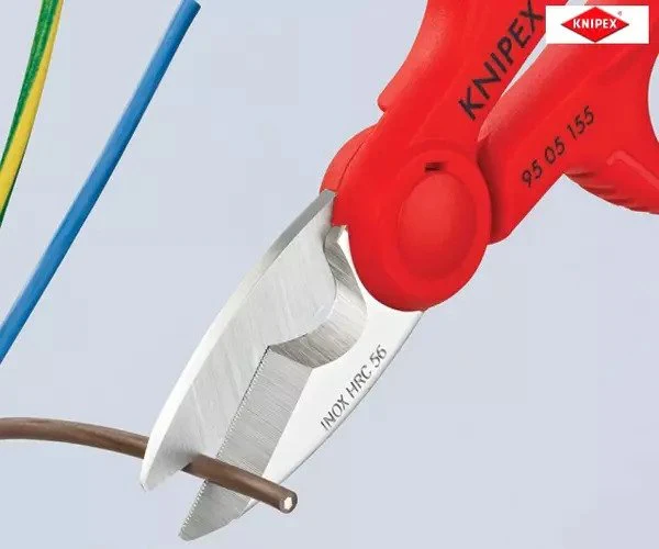Knipex Electrician's Shears 155mm - Image 9