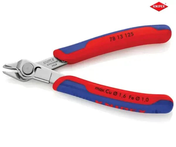Knipex Electronic Super Knips® with Lead Catcher Multi-Component Grip 125mm - Image 2