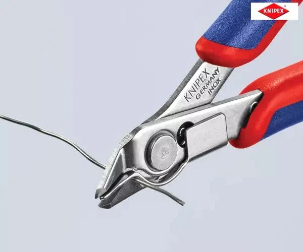 Knipex Electronic Super Knips® with Lead Catcher Multi-Component Grip 125mm - Image 6