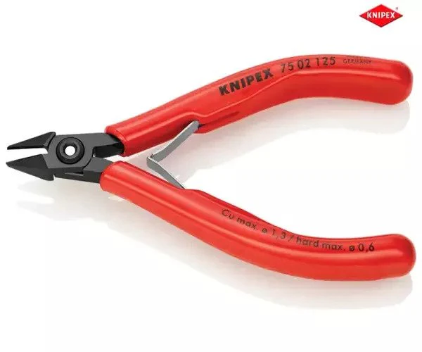 Knipex Electronics Diagonal Cutter PVC Grip 125mm - Image 2