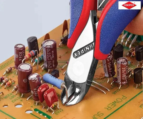 Knipex Electronics Diagonal End Cutting Nippers Short Head 115mm - Image 10