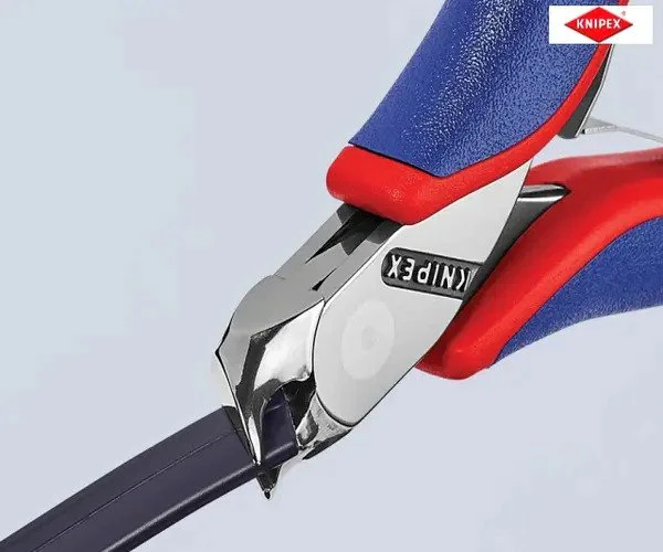 Knipex Electronics Diagonal End Cutting Nippers Short Head 115mm - Image 3