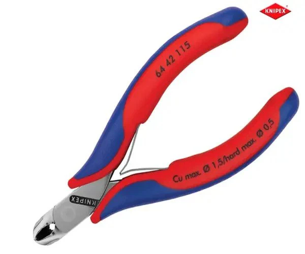 Knipex Electronics Diagonal End Cutting Nippers Short Head 115mm - Image 5