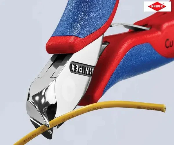 Knipex Electronics Diagonal End Cutting Nippers Short Head 115mm - Image 6