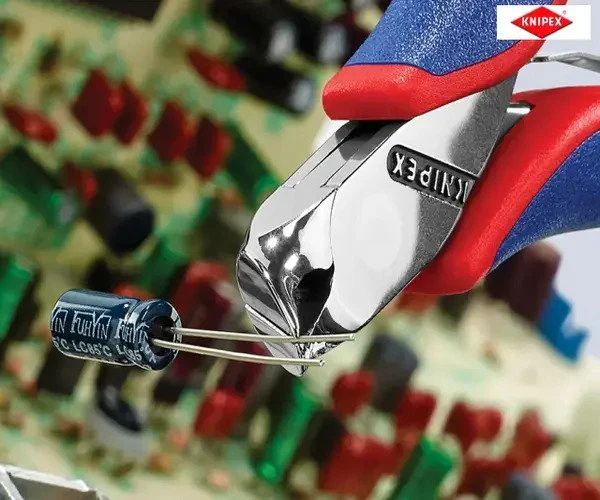 Knipex Electronics Diagonal End Cutting Nippers Short Head 115mm - Image 7