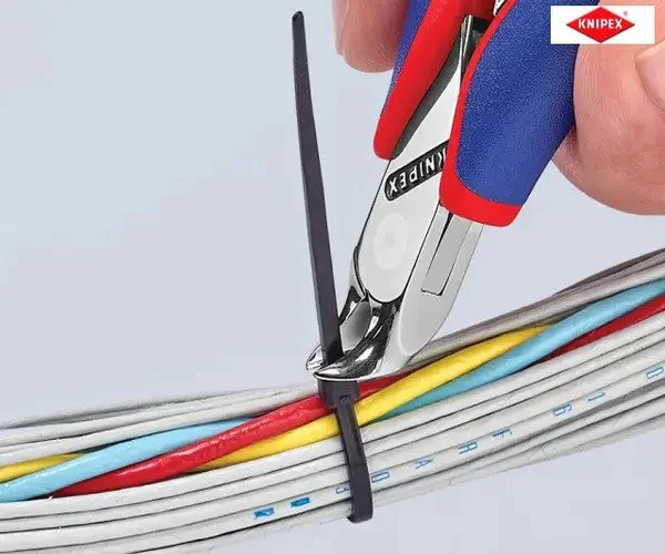 Knipex Electronics Diagonal End Cutting Nippers Short Head 115mm - Image 9