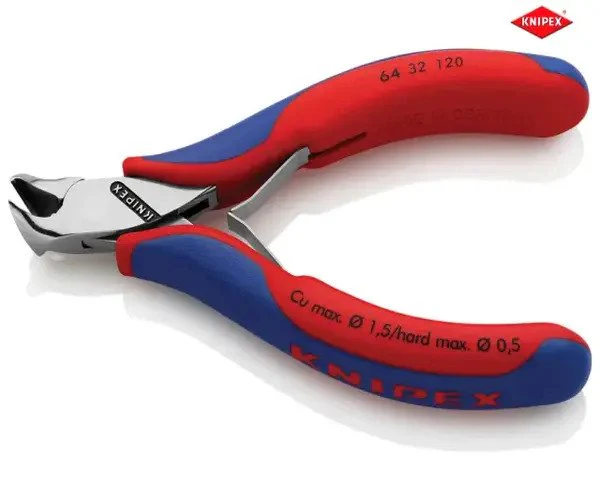 Knipex Electronics Oblique End Cutting Nippers 120mm - Image 2