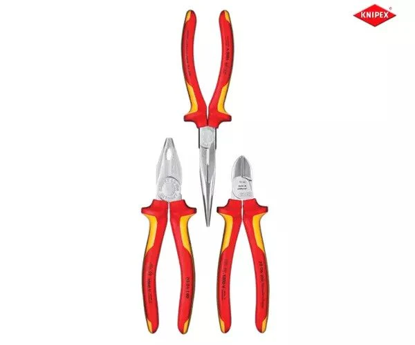 Knipex Elektro VDE Pliers Set, 3 Piece