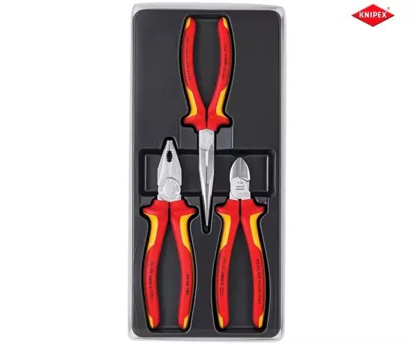 Knipex Elektro VDE Pliers Set, 3 Piece - Image 2