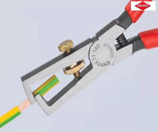 Knipex End Wire Insulation Stripping Pliers PVC Grip 160mm - Image 5