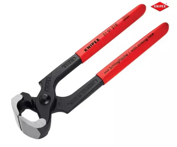 Knipex Hammerhead Style Carpenter's Pincers PVC Grip 210mm (8.1/4in)