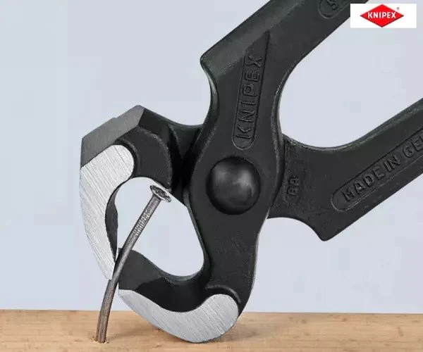 Knipex Hammerhead Style Carpenter's Pincers PVC Grip 210mm (8.1/4in) - Image 8